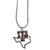 Texas A & M Aggies State Charm Necklace