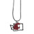 Washington St. Cougars State Charm Necklace