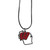 Wisconsin Badgers State Charm Necklace