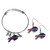 Buffalo Bills Dangle Earrings and Charm Bangle Bracelet Set