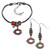 Chicago Bears Euro Bead Earrings and Bracelet Set