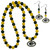 Green Bay Packers Fan Bead Earrings and Necklace Set