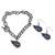 Tennessee Titans Chain Bracelet and Dangle Earring Set