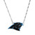 Carolina Panthers Crystal Logo Necklace