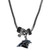 Carolina Panthers Euro Bead Necklace