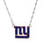 New York Giants Crystal Logo Necklace