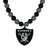 Las Vegas Raiders Fan Bead Necklace