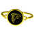Atlanta Falcons Gold Tone Bangle Bracelet