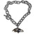 Baltimore Ravens Charm Chain Bracelet