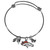 Denver Broncos Charm Bangle Bracelet