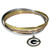 Green Bay Packers Tri-color Bangle Bracelet