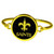 New Orleans Saints Gold Tone Bangle Bracelet