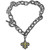 New Orleans Saints Charm Chain Bracelet