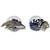 Baltimore Ravens Front/Back Earrings