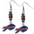 Buffalo Bills Euro Bead Earrings