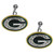 Green Bay Packers Crystal Stud Earrings