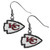 Kansas City Chiefs Dangle Earrings