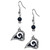 Los Angeles Rams Fan Bead Dangle Earrings