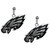 Philadelphia Eagles Crystal Stud Earrings