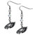 Philadelphia Eagles Crystal Dangle Earrings