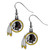 Washington Commanders Chrome Dangle Earrings