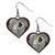 Washington Commanders Heart Dangle Earrings