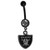 Las Vegas Raiders Navel Ring