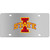Iowa St. Cyclones Steel License Plate Wall Plaque