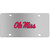 Mississippi Rebels Steel License Plate Wall Plaque