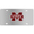 Mississippi St. Bulldogs Steel License Plate Wall Plaque