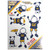 Cal Berkeley Bears Family Decal Set Small