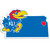 Kansas Jayhawks Home State Decal