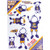 Show off your team pride with our LSU Tigers family automotive decals. The set includes 6 individual family themed decals that each feature the team logo. The 5 x 7 inch decal set is made of outdoor rated, repositionable vinyl for durability and easy application.