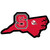 N. Carolina St. Wolfpack Home State Decal