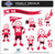 Nebraska Cornhuskers Family Decal Set Large