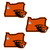 Oregon St. Beavers Home State Decal, 3pk