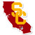 USC Trojans Home State Decal