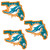 Miami Dolphins Home State Decal, 3pk