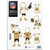New Orleans Saints Family Decal Set Small
