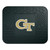 Georgia Tech - Georgia Tech Yellow Jackets Utility Mat Interlocking GT Primary Logo Black