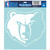 Memphis Grizzlies Decal 8x8 Perfect Cut White