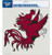 South Carolina Gamecocks Decal 8x8 Die Cut Color