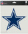 Dallas Cowboys Decal 8x8 Die Cut Color