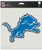 Detroit Lions Decal 12x12 Die Cut Color