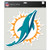 Miami Dolphins Decal 12x12 Die Cut Color