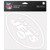 New York Jets Decal 8x8 Die Cut White