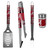 Alabama Crimson Tide 3 pc Tailgater BBQ Set and Season Shaker