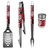 Indiana Hoosiers 3 pc Tailgater BBQ Set and Season Shaker