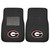 University of Georgia - Georgia Bulldogs 2-pc Embroidered Car Mat Set G Primary Logo Black