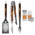 Texas Longhorns 3 pc Tailgater BBQ Set and Salt and Pepper Shakers